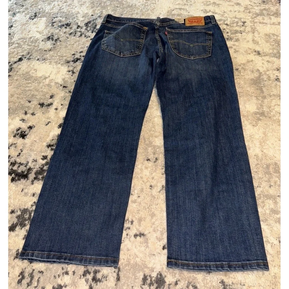 Levi's 559 Relaxed Straight Leg Blue Denim Jeans Mens Sz 36 X 30